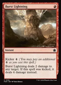 Burst Lightning FDN 192 Common MTG - Image 1