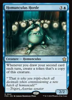 Homunculus Horde FDN 41 Rare MTG - Image 1