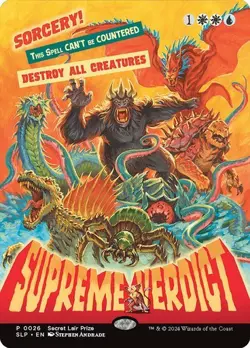 Supreme Verdict Secret Lair Showdown NF MTG Magic The Gathering - Image 1