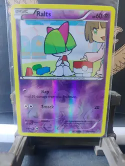 Pokemon Ralts 68/162 XY Breakthrough Reverse Holo Foil Rare Card - Image 1