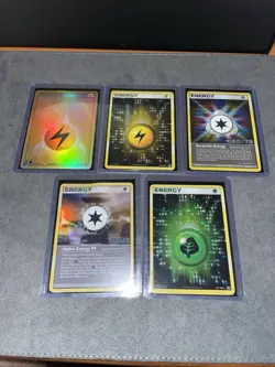Vintage Pokemon Holo Energy Cards 2003-2005 - Image 1