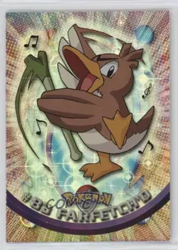 Farfetch'd Rainbow Foil Topps Pokemon TV Animation Edition Series 2 #83 0qo1 - Image 1