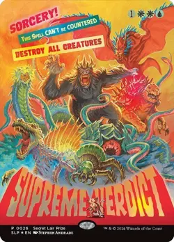 Supreme Verdict Secret Lair Showdown Foil MTG Magic The Gathering - Image 1