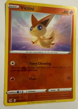 Victini 036/264 Swsh08: Fusion Strike Reverse Holo Pokemon (NM) - Image 2