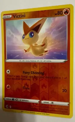 Victini 036/264 Swsh08: Fusion Strike Reverse Holo Pokemon (NM) - Image 3