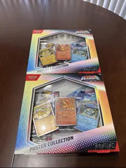 Factory Sealed Pokemon TCG Prismatic Evolutions Poster Collection Box lot of 2 - Image 1