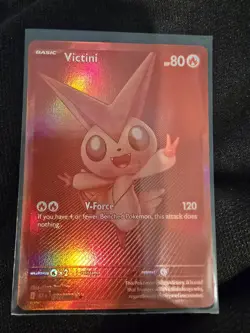 Pokemon RED VICTINI 171/086 - Black Bolt/White Flare - Full Art - PACK FRESH *** - Image 2
