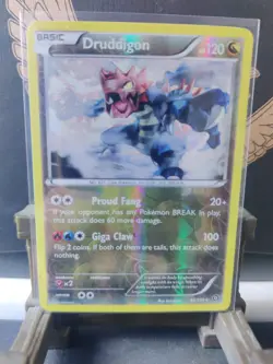 Pokemon XY Steam Siege Druddigon Reverse Holo Card 83/114 Rare - Image 1
