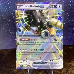 POKEMON - BOUFFALANT EX - 077/086 - DOUBLE RARE - S&V WHITE FLARE - NM - Image 1