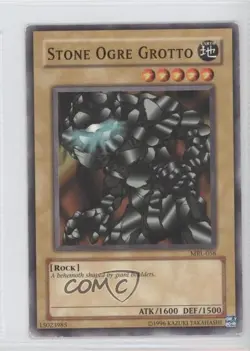 Stone Ogre Grotto Unlimited YuGiOh Magic Ruler Booster #MRL-058 2002 e6m - Image 1
