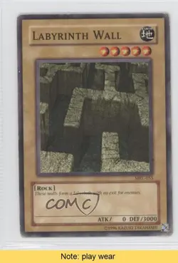 Labyrinth Wall Unlimited YuGiOh Magic Ruler Booster #MRL-055 2002 READ 1a1 - Image 1