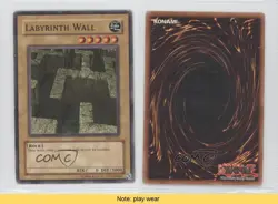 Labyrinth Wall Unlimited YuGiOh Magic Ruler Booster #MRL-055 2002 READ 1a1 - Image 3