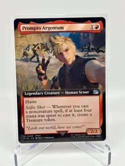 Prompto Argentum - #463 - Uncommon - Extended Art - MTG - Image 1