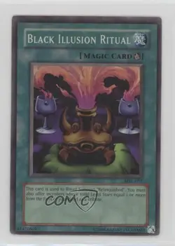 Black Illusion Ritual Unlimited YuGiOh Magic Ruler Booster #MRL-051 2002 12kb - Image 1