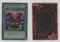 Black Illusion Ritual Unlimited YuGiOh Magic Ruler Booster #MRL-051 2002 12kb - Image 3