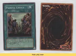 Painful Choice (Super Rare) Unlimited YuGiOh Magic Ruler Booster #MRL-049 1a1 - Image 3