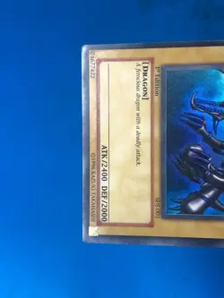 YUGIOH Ultra Rare Red-Eyes B. Dragon SDJ-001 1st Edition PLAYED - Image 4