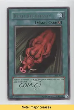 Rush Recklessly Unlimited YuGiOh Magic Ruler Booster #MRL-043 2002 READ c6w - Image 1