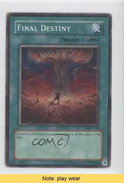 Final Destiny Unlimited YuGiOh Magic Ruler Booster #MRL-035 2002 READ 1p1 - Image 1