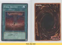 Final Destiny Unlimited YuGiOh Magic Ruler Booster #MRL-035 2002 READ 1p1 - Image 3