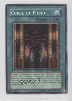 Curse of Fiend Unlimited YuGiOh Magic Ruler Booster #MRL-032 2002 g0d - Image 1