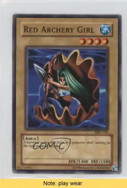 Red Archery Girl Unlimited YuGiOh Magic Ruler Booster #MRL-030 2002 READ 2u3 - Image 1