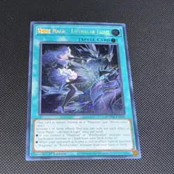 Yugioh! TCG Verre Magic - Lacrima Of Light NM Secret Rare BLMM-EN046 - Image 2