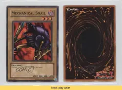 Mechanical Snail Unlimited YuGiOh Magic Ruler Booster #MRL-021 2002 READ 2u3 - Image 3