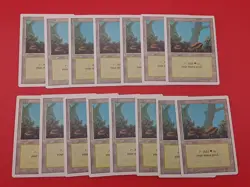 MTG Revised 3rd Edition Basic Lands X141 Forest Island Mountain Plains Swamp - Image 2