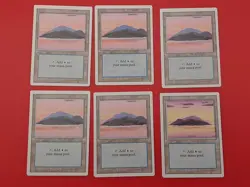 MTG Revised 3rd Edition Basic Lands X141 Forest Island Mountain Plains Swamp - Image 5