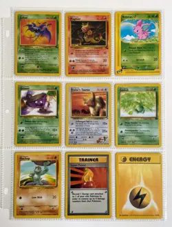 Pokemon Card Binder Collection - Vintage Card Lot | 1999-2000 WOTC Rare/Uncommon - Image 1