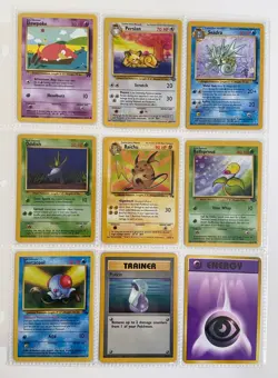 Pokemon Card Binder Collection - Vintage Card Lot | 1999-2000 WOTC Rare/Uncommon - Image 1