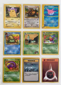 Pokemon Card Binder Collection - Vintage Card Lot | 1999-2000 WOTC Rare/Uncommon - Image 1