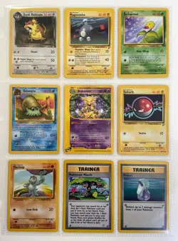 Pokemon Card Binder Collection - Vintage Card Lot | 1999-2000 WOTC Rare/Uncommon - Image 1