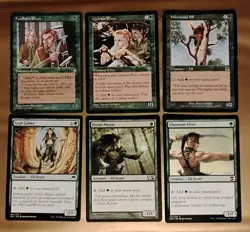 Mtg EDH COMMANDER 6 Card Mana Elf Lot LLANOWAR, Fyndhorn, Quirion Elves - Image 1