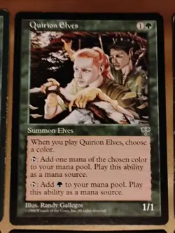 Mtg EDH COMMANDER 6 Card Mana Elf Lot LLANOWAR, Fyndhorn, Quirion Elves - Image 3