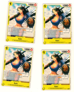 Set Of 4 Raki OP06-113 Wings of Captain One Piece Trading Card - Image 1