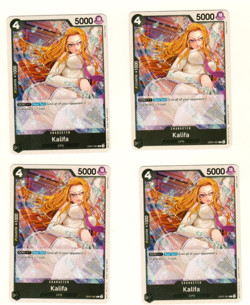 Set Of 4 Kalifa CPO OP07-081 One Piece Trading Card - Image 1