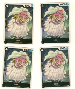 Set Of 4 Lola OP06-094 One Piece Trading Card - Image 1