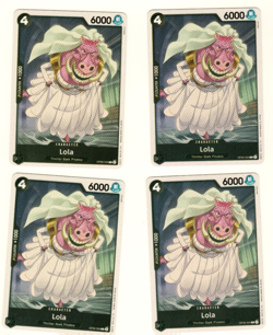 Set Of 4 Lola OP06-094 One Piece Trading Card - Image 3