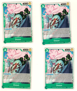 Set Of 4 Dosun OP06-030 One Piece Trading Card - Image 3