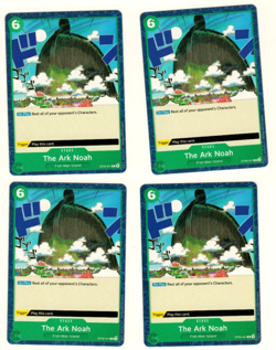 Set Of 4 The Ark Noah OP06-041 One Piece Trading Card - Image 3