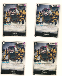 Set Of 4 Taralan OP06-089 Wings of the Captain One Piece Trading Card - Image 3