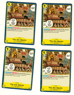 Set Of 4 The Ark Maxim OP06-117 One Piece Trading Card - Image 1