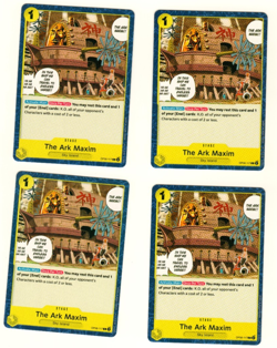 Set Of 4 The Ark Maxim OP06-117 One Piece Trading Card - Image 3