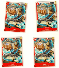 Set Of 4 Hack OP05-012 Awakening of the New Era One Piece Trading Card - Image 1