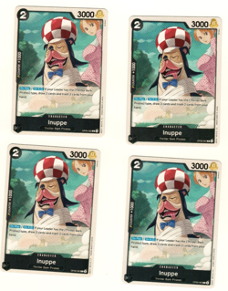 Set Of 4 Inuppe OP06-082 Wings of the Captain One Piece Trading Card - Image 1