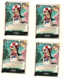 Set Of 4 Inuppe OP06-082 Wings of the Captain One Piece Trading Card - Image 3