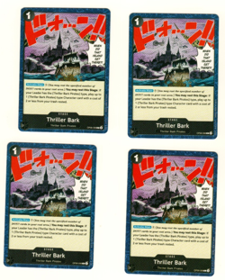 Set Of 4 Thriller Bark OP06-098 One Piece Trading Card - Image 3