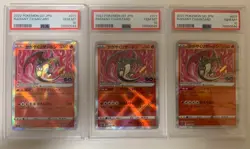 PSA 10 Radiant Charizard 011/071 Vstar K Card 3 set JPN 2022 Consecutive Numbers - Image 1